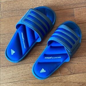 Adidas Blue Slide Sandals